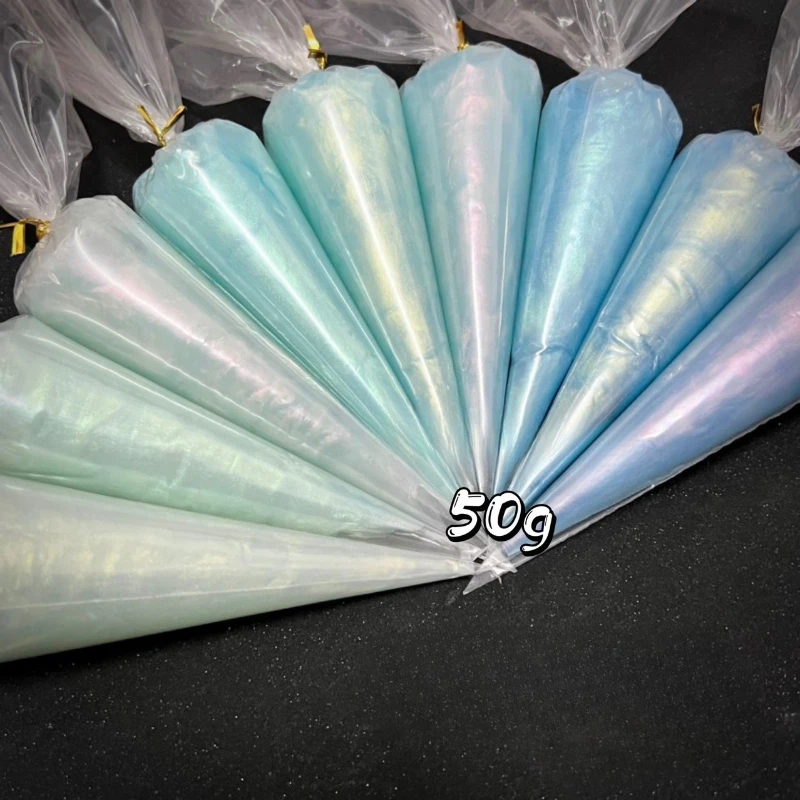 Blue Simulated Pearlescent Cream Glue for DIY Crafts