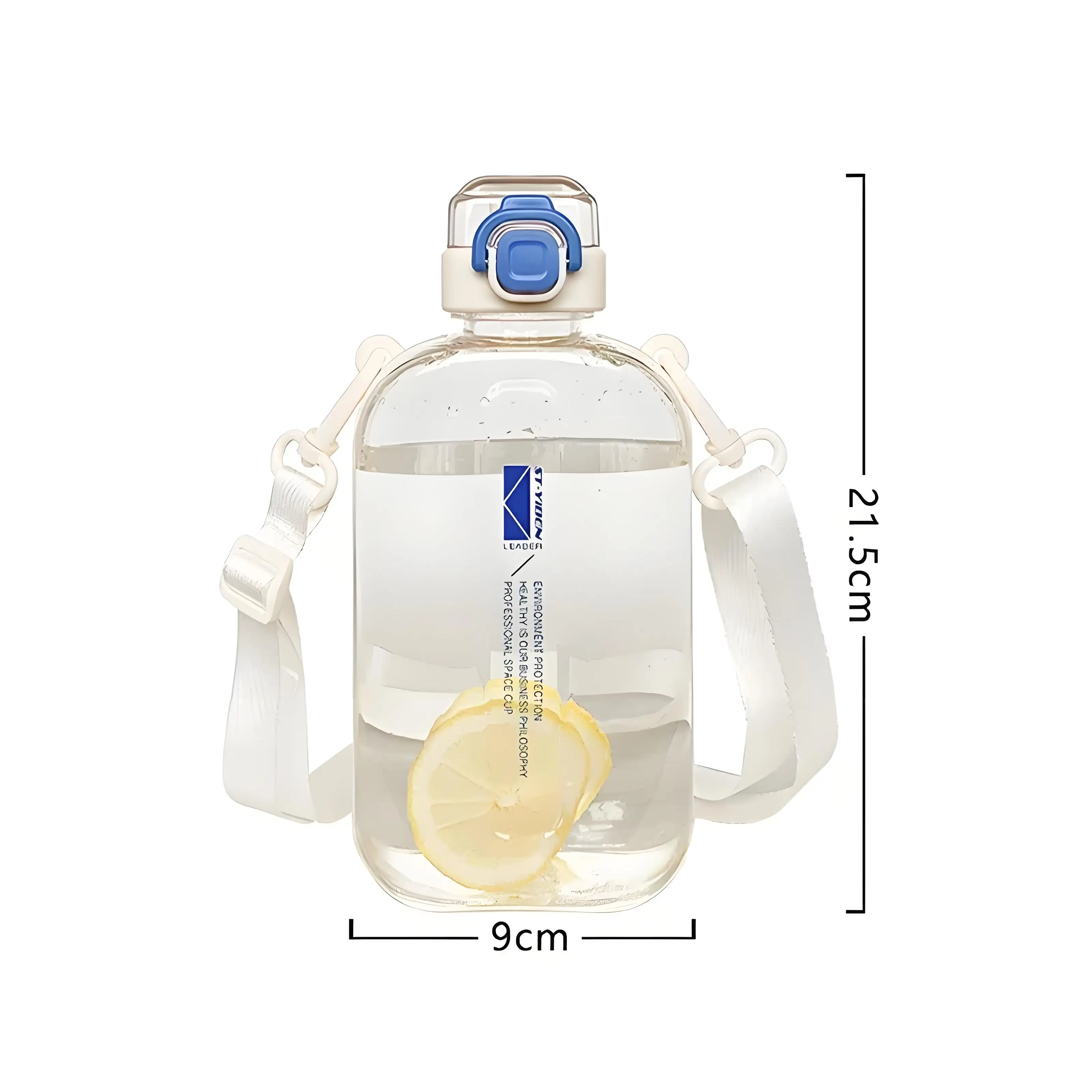 Flat Transparent Travel Water Bottle 6