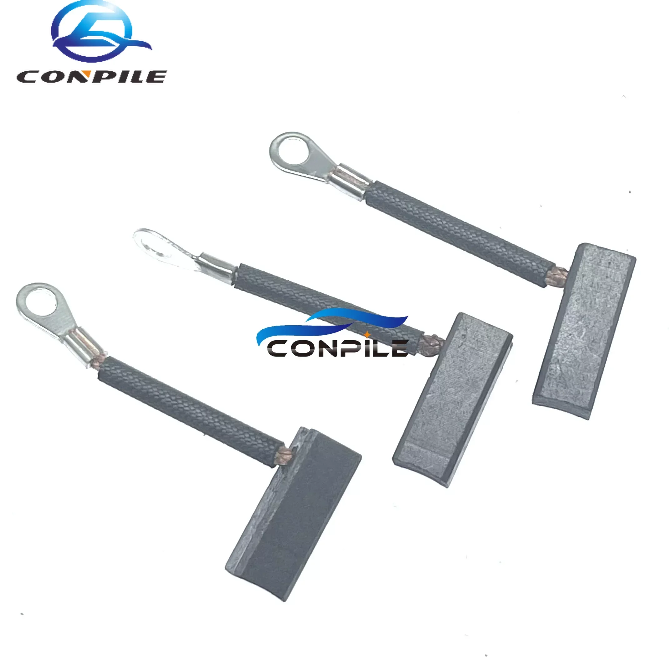 3pcs Car Electric forklift copper graphite carbon brush J502 start motor brush 8/8.3*10*22