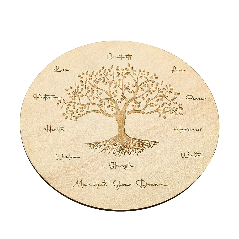 Wooden-Crystal-Grid-Board-for-Dowsing-Divination-Tree-of-Life-Board ...