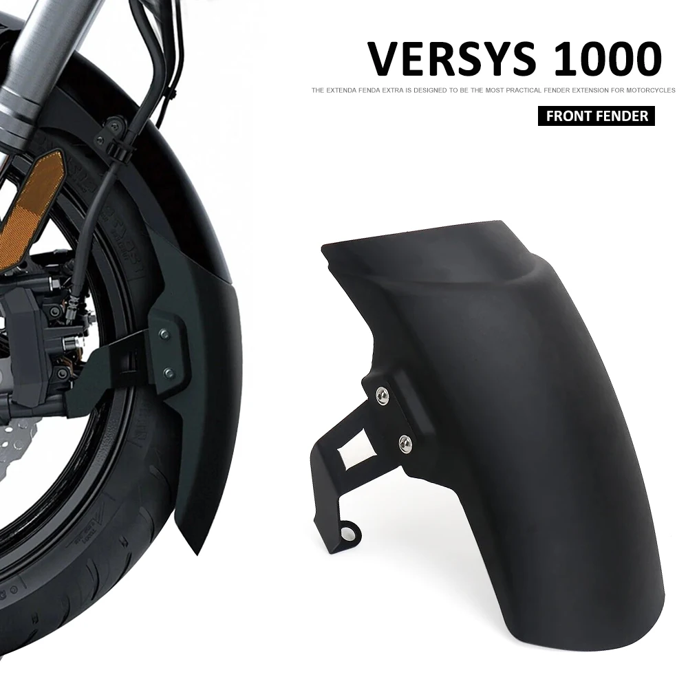 

Motorcycle Front Fender Cover Black/Carbon fiber/Forged pattern For Kawasaki Versys1000 Versys 1000 VERSYS1000 VERSYS 1000 2019-