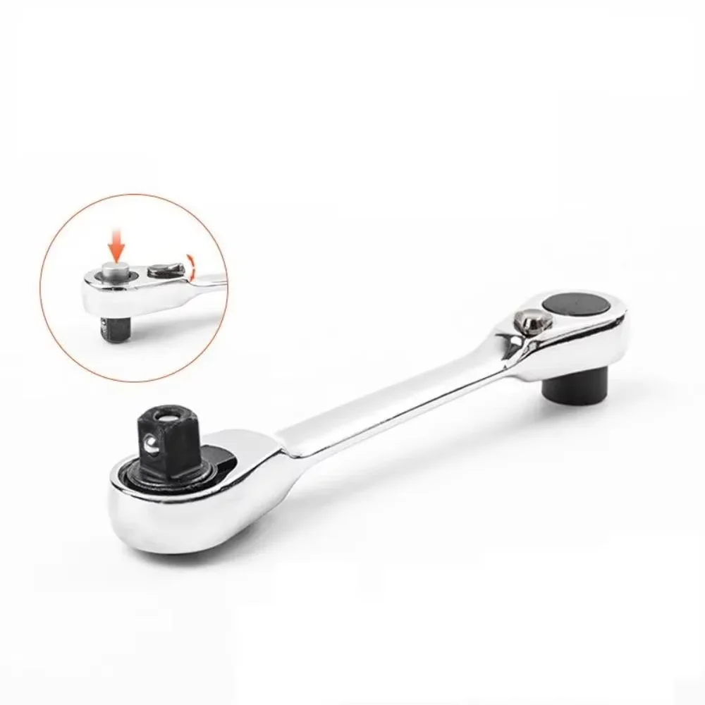 Description Picture 5 of item1/4 Inch Dual Head Quick Socket Portable Wrench,Wrench Screwdriver Hex Torque Wrenches Set 2-in-1 Ratchet