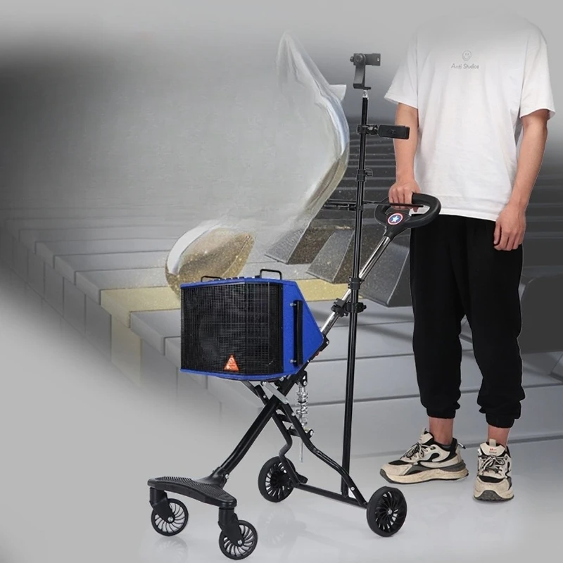 Outdoor portable folding Internet celebrity, magic three speakers, audio special mobile live broadcast trolley