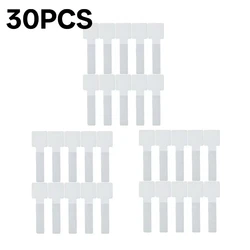 Enhanced Reusable Velcro Cable Ties: Self - Adhesive & Adjustable Cord Organizer (30PCS White)