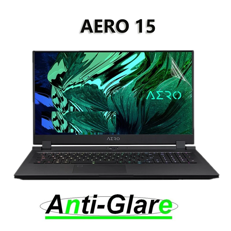 2X Copertura Protettiva Per Schermo Ultra Trasparente/Antiriflesso/Anti Raggi Blu Per Gigabyte Aero 15 (Serie Rtx 30) 15.6 "16:9