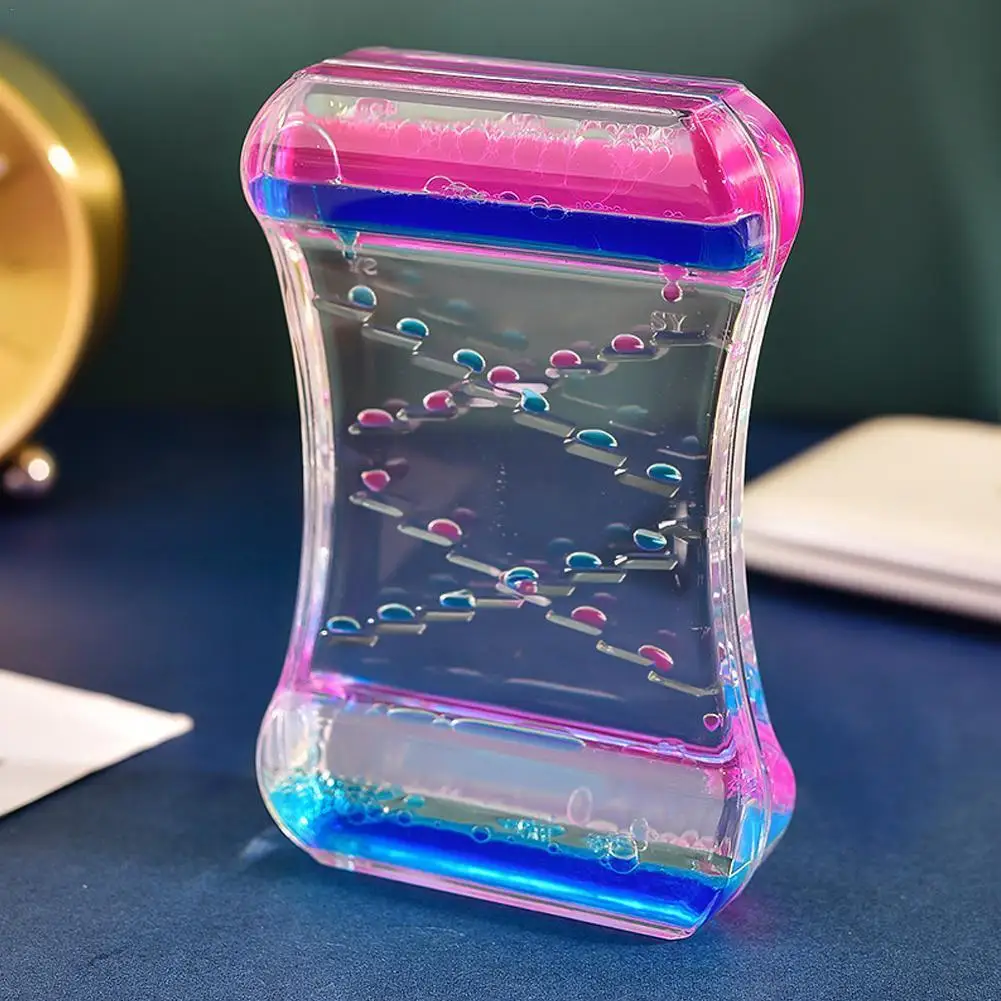 

Цветной декомпрессионный утечки масла, двухцветное Хрустальное украшение в виде капли, акриловый подарок, украшение для дома, для студентов U9D5