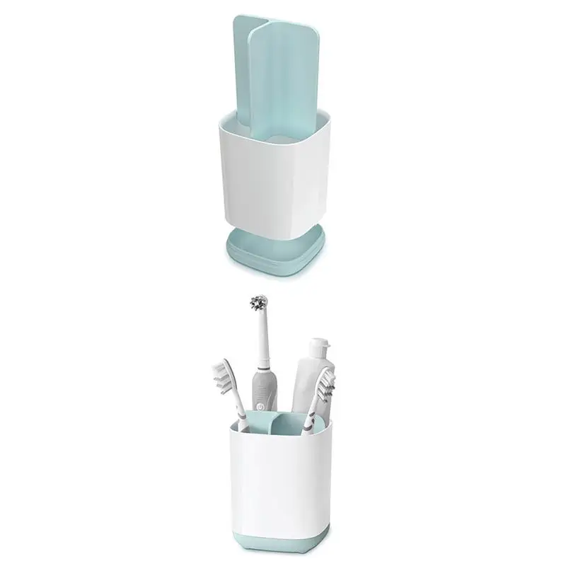 1Pcs Toothbrush Toothpaste Holder Case Shaving Makeup Brush Electric Toothbrush Holder Organizer Stand Bathroom Accessories Box 2
