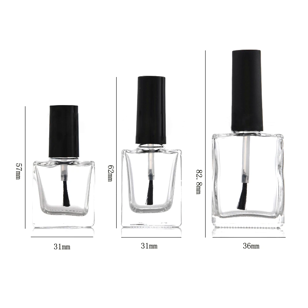 Free Sample 5ml 10ml 13ml 14ml 15ml Frosted Matte Black Empty Glass UV Gel Nail  Polish Bottle - China Nail Polish Bottle, Empty Gel Bottle15ml |  Made-in-China.com