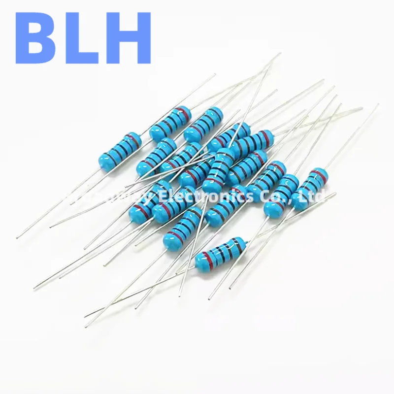50PCS 1W 1% Metal Film Resistor 6.8M 7.5M 8.2M 10M 22M 0.91R ohm
