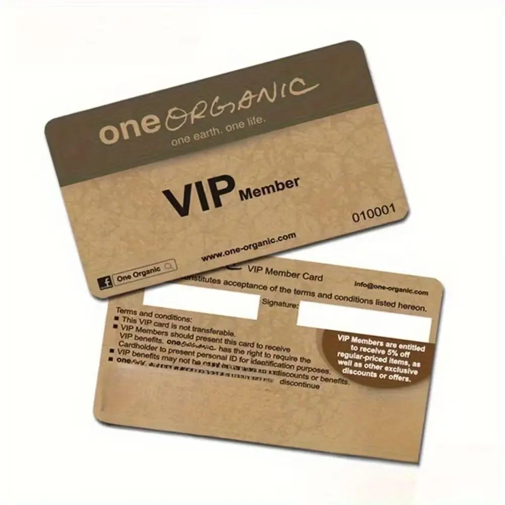 맞춤형 0.76MM VIP 명함 자체 디자인 로고 브랜드 플라스틱 방수 양면 감사 사진 초대장 엽서