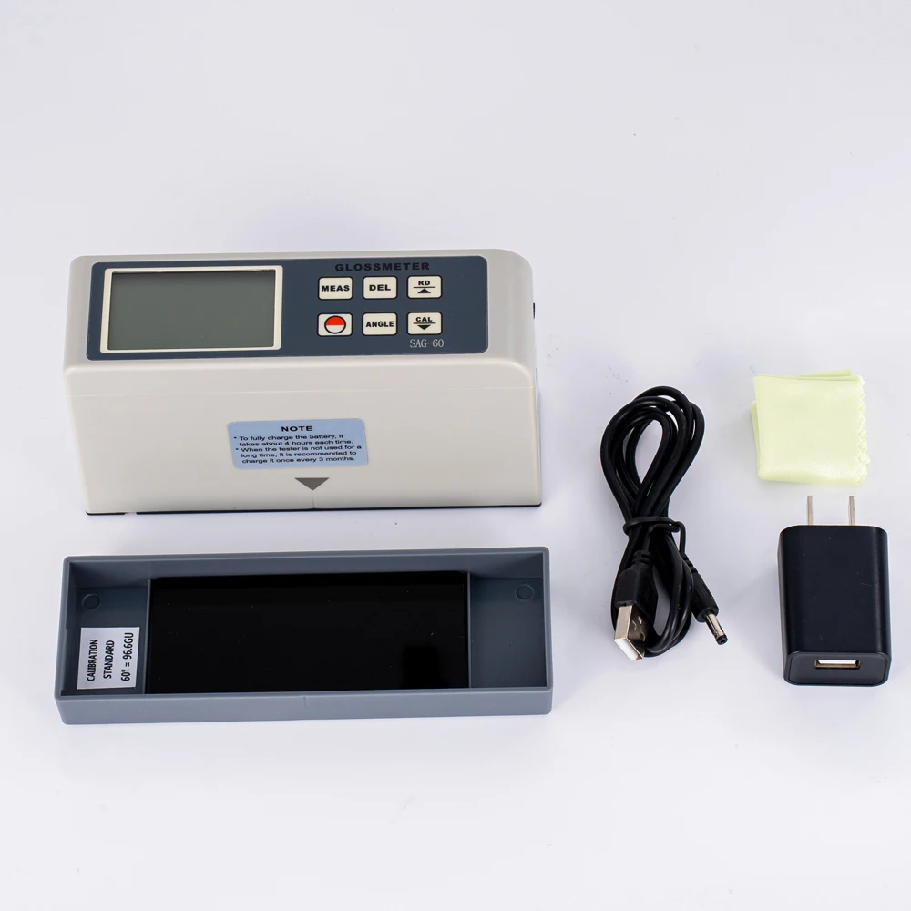 AG-60S Digital Glossmeter Small Hole Glossmeter 60&deg; Angle 0.1GU~200GU Paint Coating Metal Surface Brightness Tester