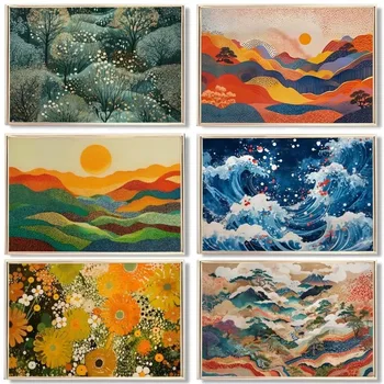 Japanese Nature Landscape Canvas 1