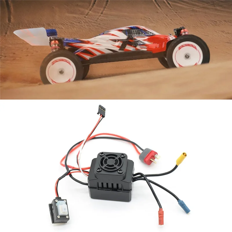 RC 자동차 브러시리스 ESC Wltoys 1/12 124008 DIY RC 자동차 업그레이드 부품-N36R 용 고성능 전기 속도 컨트롤러
