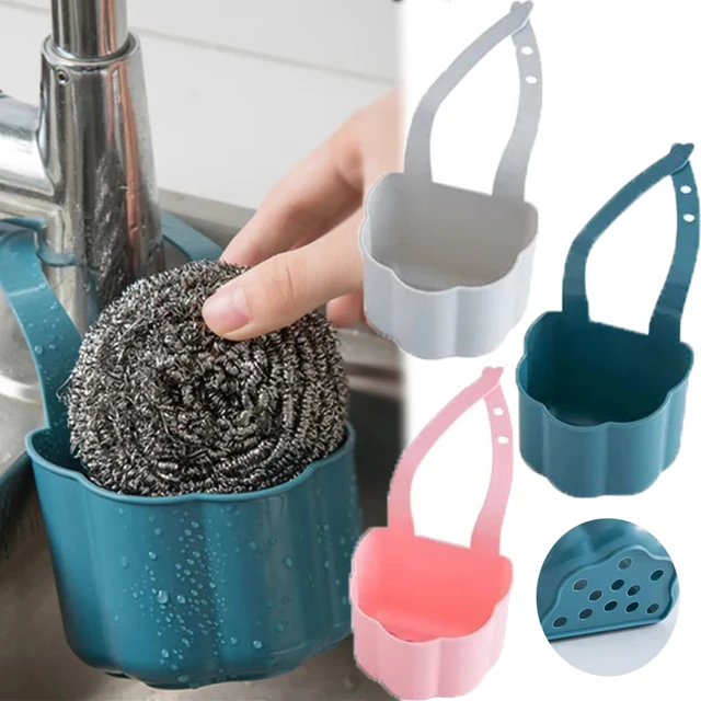 Kitchen Sink Drain Rack Aluminum Faucet Sponge Storage Holder Hanging  Faucet Drain Drainer Shelf Basket Bathroom Organizer - AliExpress