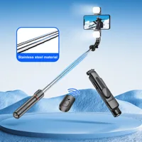 L13d Foldable Wireless Bluetooth Fill Light Tripod Selfie Stick 1160mm Tripe Stabilizer for Android IOS Cellphone - Image 3