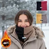Winter Thick Balaclava Neck Gaiter Winter Thermal Face Mask Scarf Lightweight For Skiing Running Cycling Outdoor Windproof