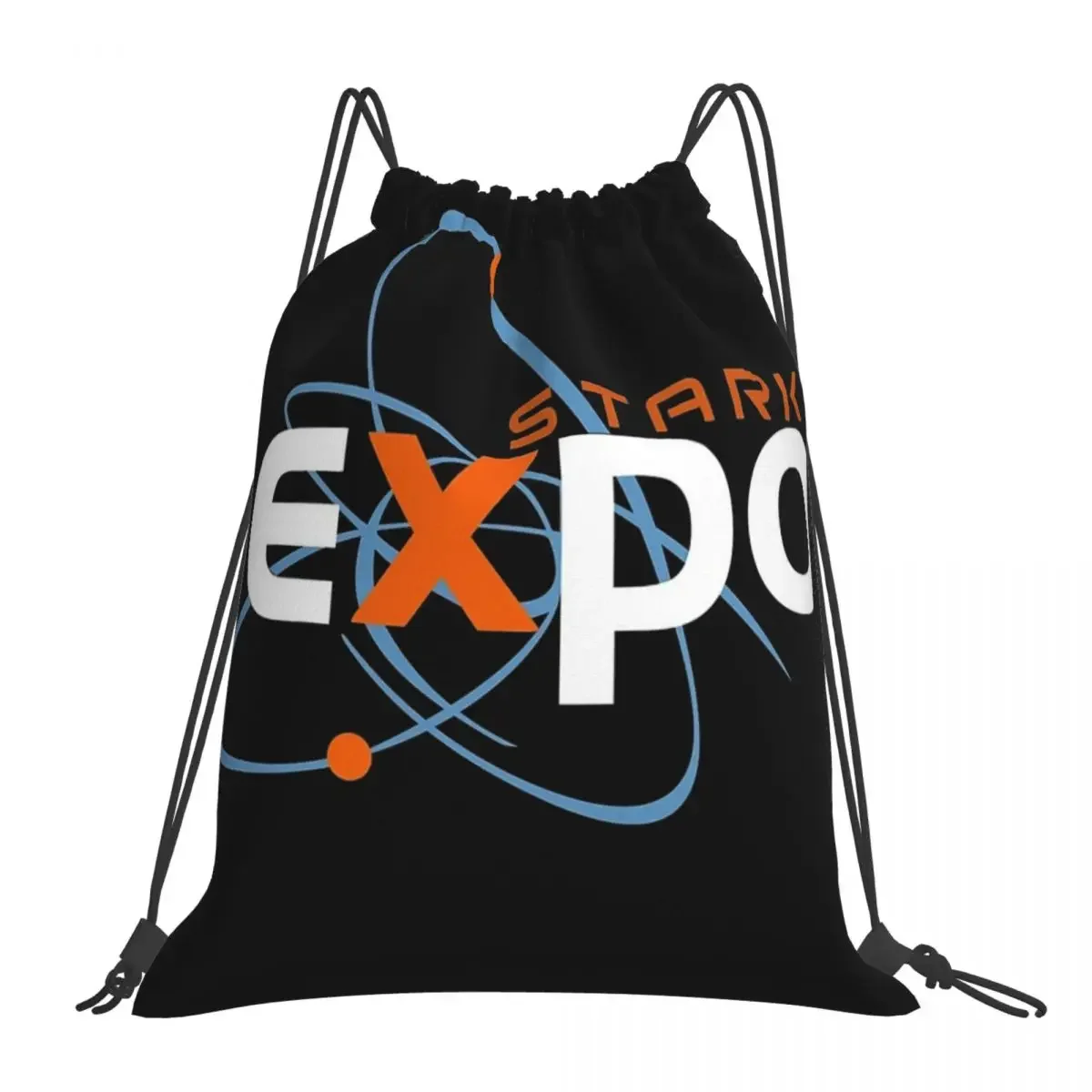 

Stark Expo Backpacks Casual Portable Drawstring Bags Drawstring Bundle Pocket Sports Bag BookBag For Travel School