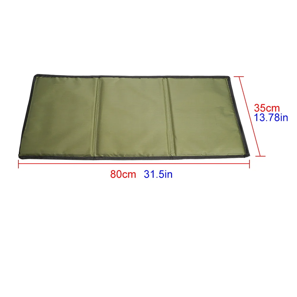 Tapis de décrochage pliable pour carpe - Coussin respirant Hirisi avec éponge pour pêche extérieure