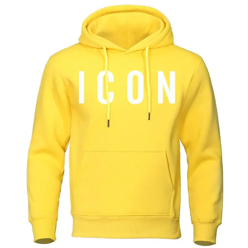 Hip Hop Hoodies Icon 2022 S-3XL Oversized yellow
