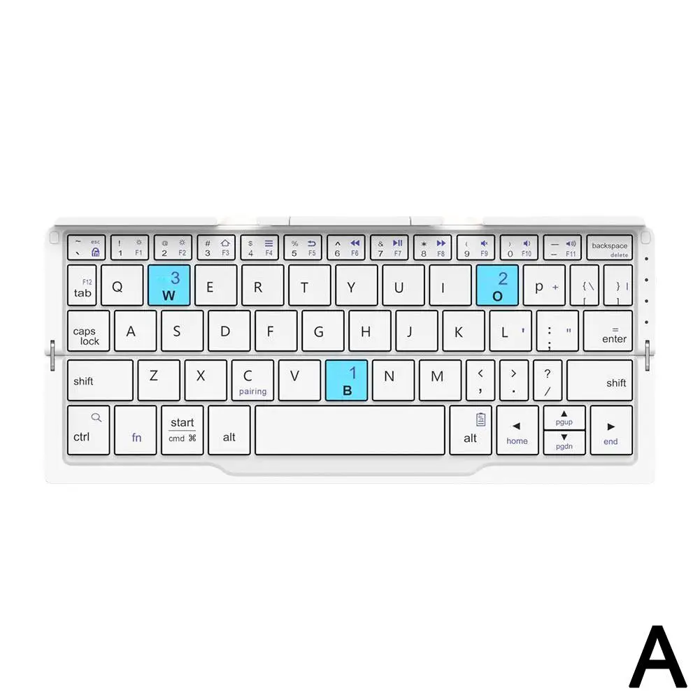 Portable Bluetooth Folding Keyboard for IOS/Android/Windows Tablet Mobile Phone Portable Keyboard Computer Accessories B1P6