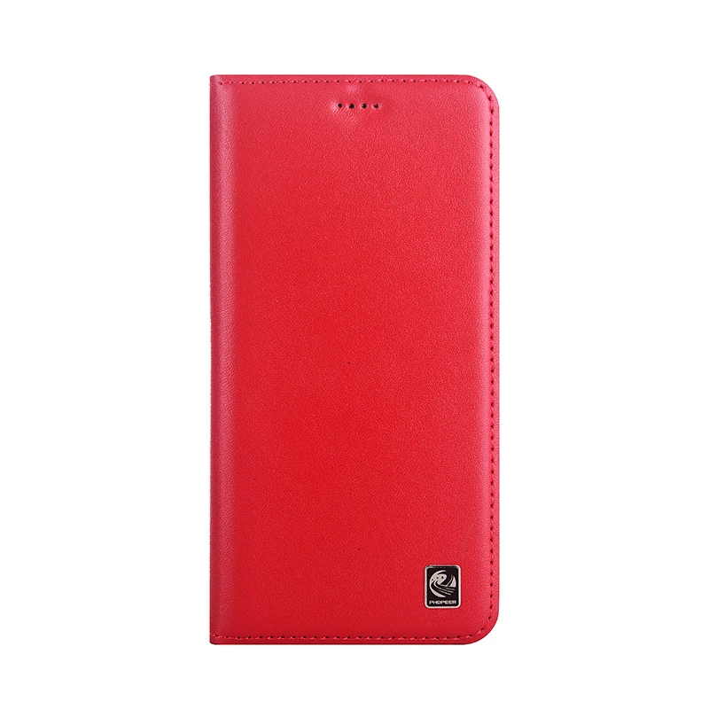 Luxury Genuine Leather Flip Wallet Phone Cover