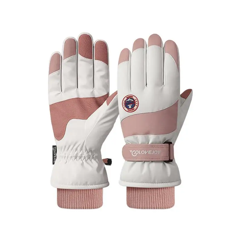 

Touchscreen Winter Gloves Ski Touchscreen Gloves Men Waterproof Winter Warm Windproof Full Finger Cycling Gloves Snow Gloves