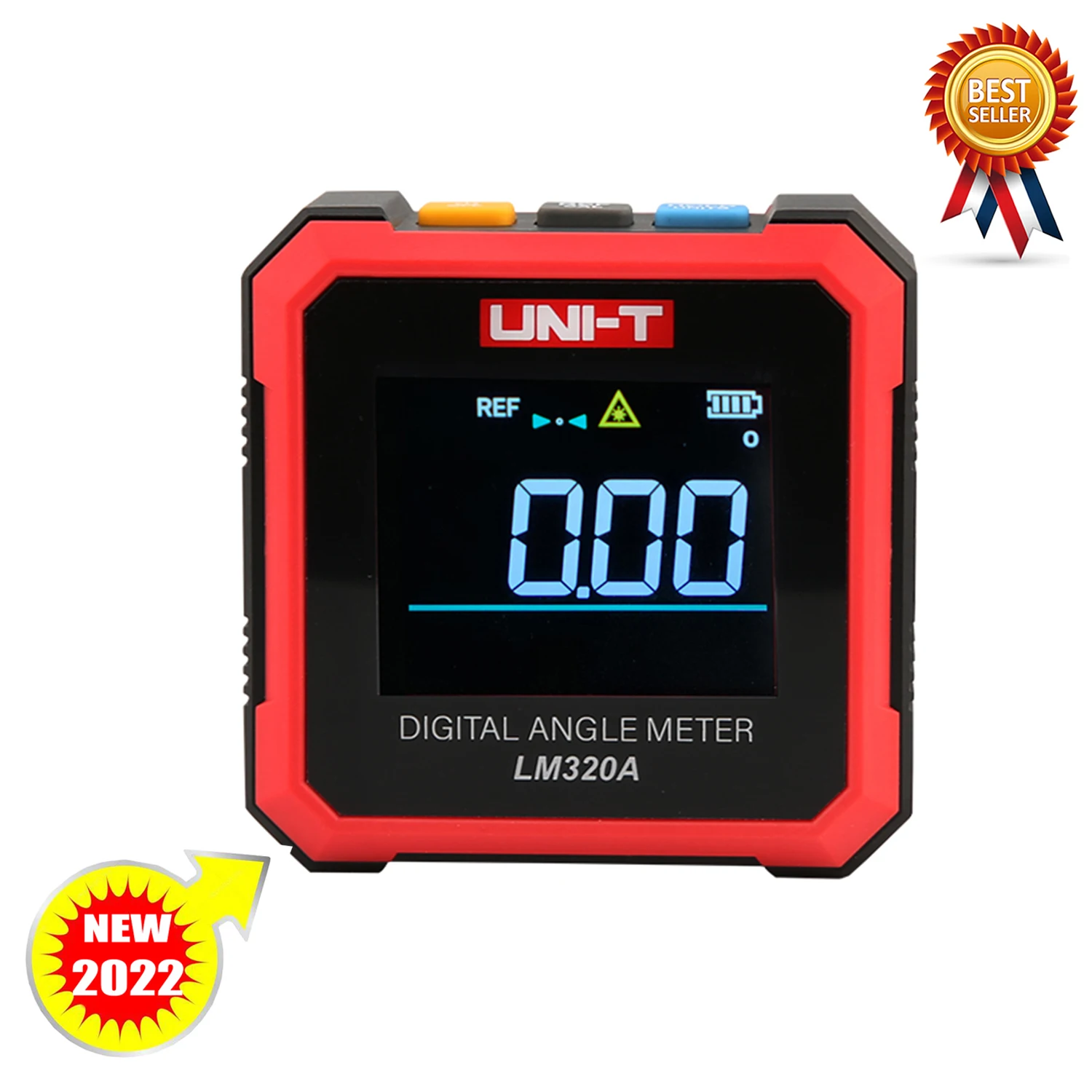 

UNI-T LM320A LM320B Electronic Angle Meter Digital Protractor Magnetic Inclinometer Angle Tester Portable Laser Inclinometer