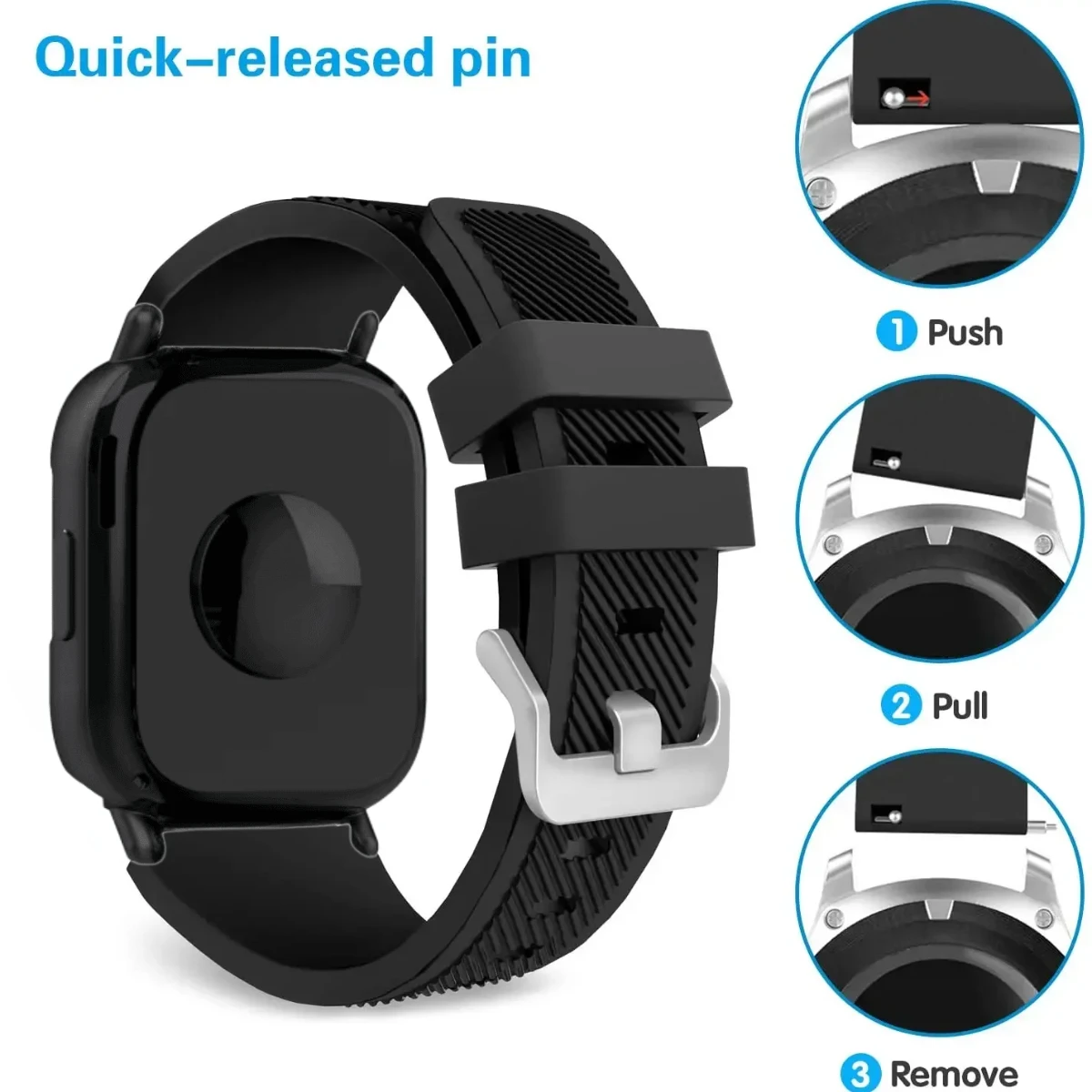 Silicone Breathable Sports Strap Replacement Wristband Accessories
