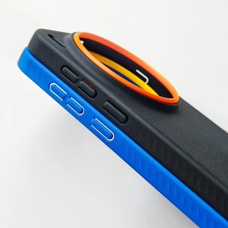 Fashion Magnetic Matte Rock Sand PC Skin Sensation Lightweight Hard Phone Cover