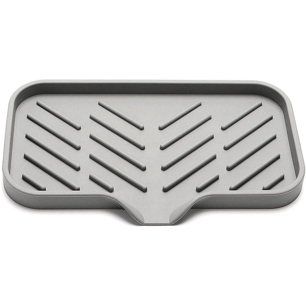 

Силиконовый кухонный поднос для мыла, поднос для раковины, поднос для слива губки, поднос для хранения раковины, используется для скребка дозатора губки для мыла