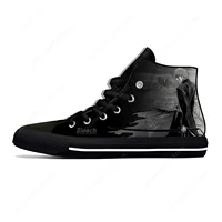 Hot Anime Bleach Lightweight Cloth 3D Print Funny Cool Fashion High Top Canvas Shoes Mens Womens Casual Breathable Sneakers 2