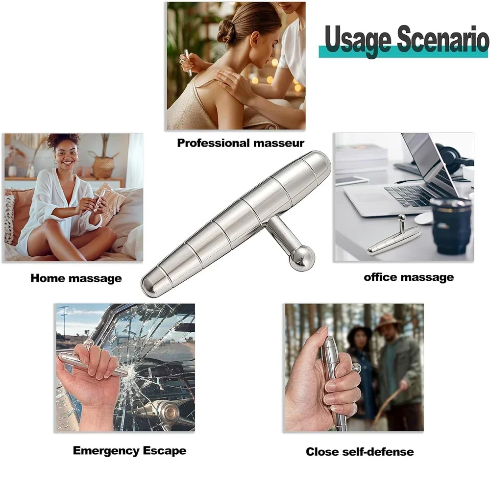 Stainless Steel Deep Tissue Massage Tool Trigger Point Massage Body Massage Tool Fascial Relaxation Perfect for Sports Therapy