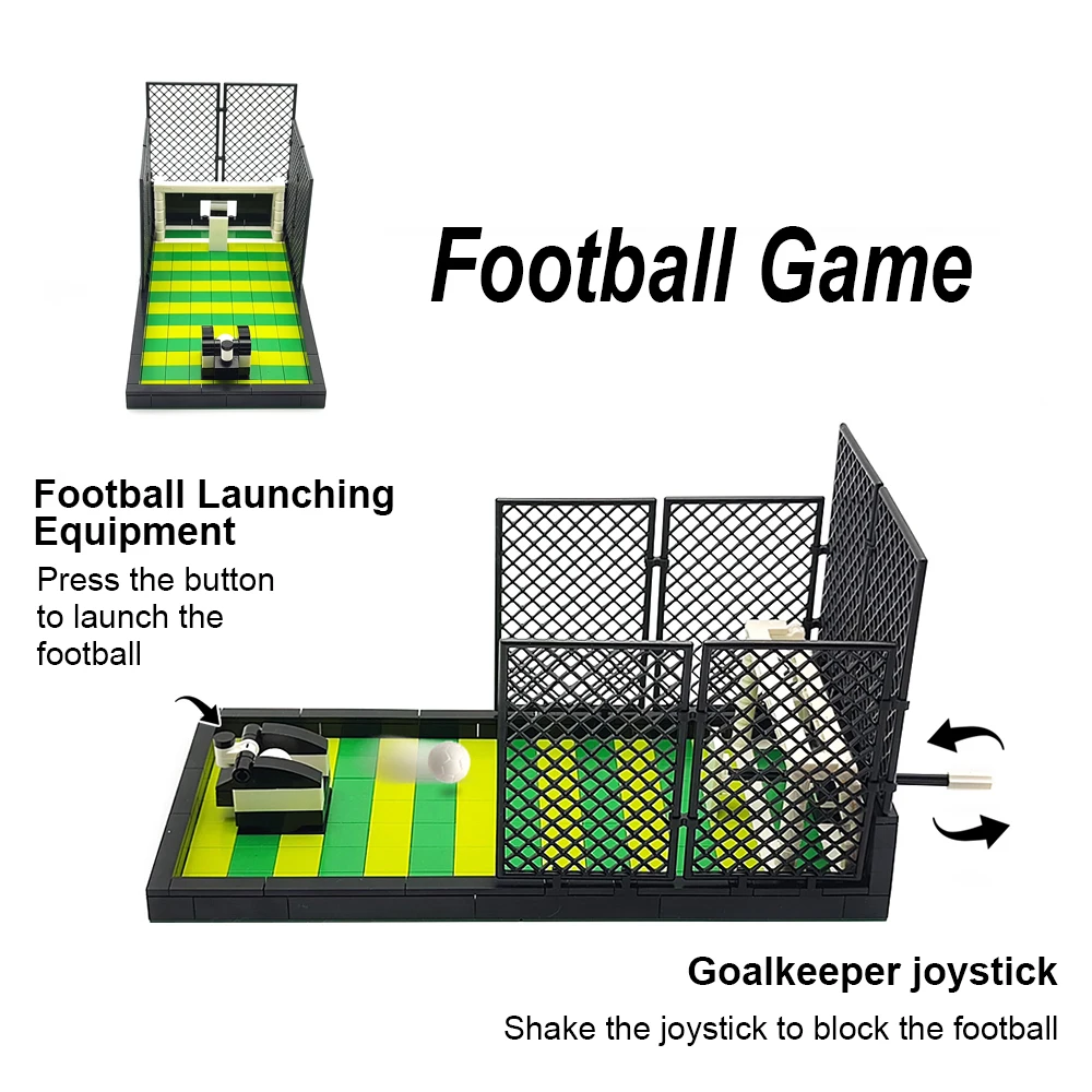 MOC Basketball & Football Building Blocks Game Set - Table Game Toy Gift for Christmas Party Leisure Entertainment Competition 5