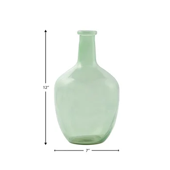 Green Tinted Glass Vase 1