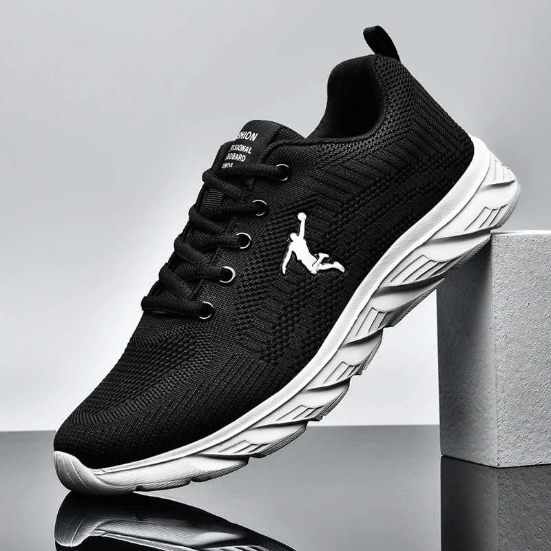 

Men's Sneakers Lightweight Sneakers Men Breathable Running Shoes Male Casual Walking Shoes Lace Up Outdoor Sports Tennis Shoes