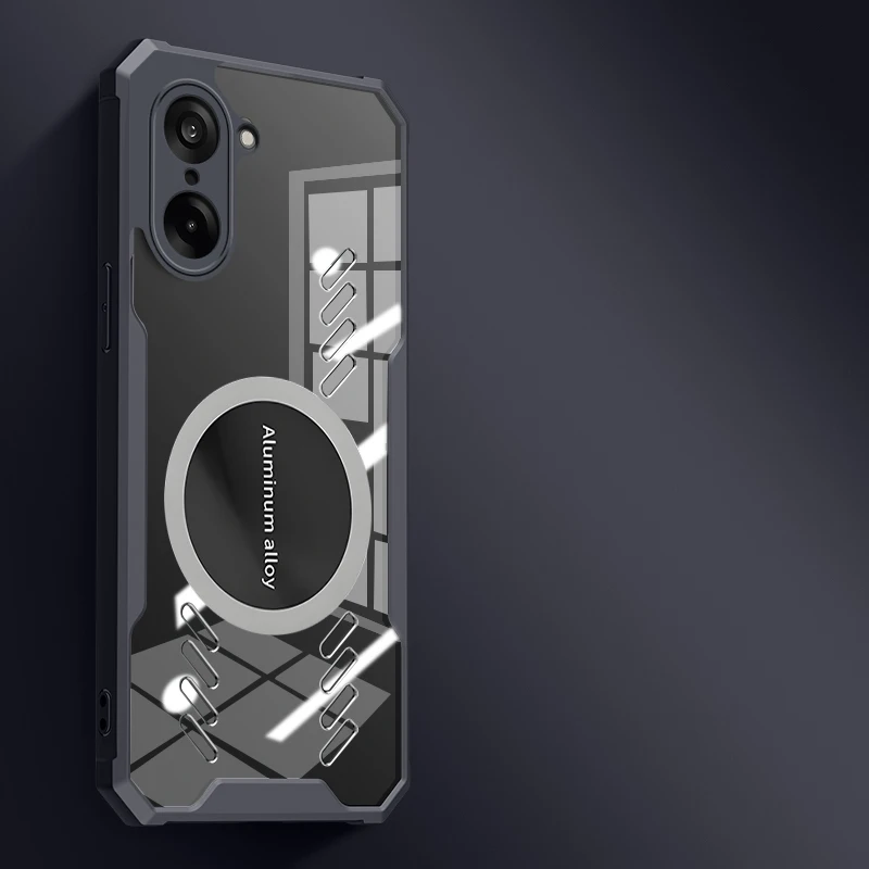 Graphene Heat Dissipation Transparent Cooling Phone Case with Dragon Totem Design