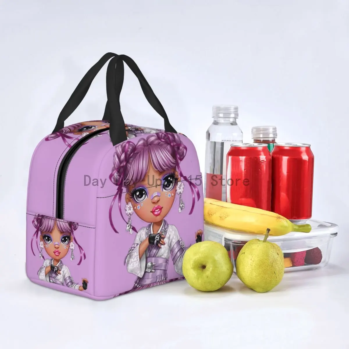 Rainbow High Portable Lunch Box Multifunction Thermal Cooler Food Insulated Lunch Bag School Children Student