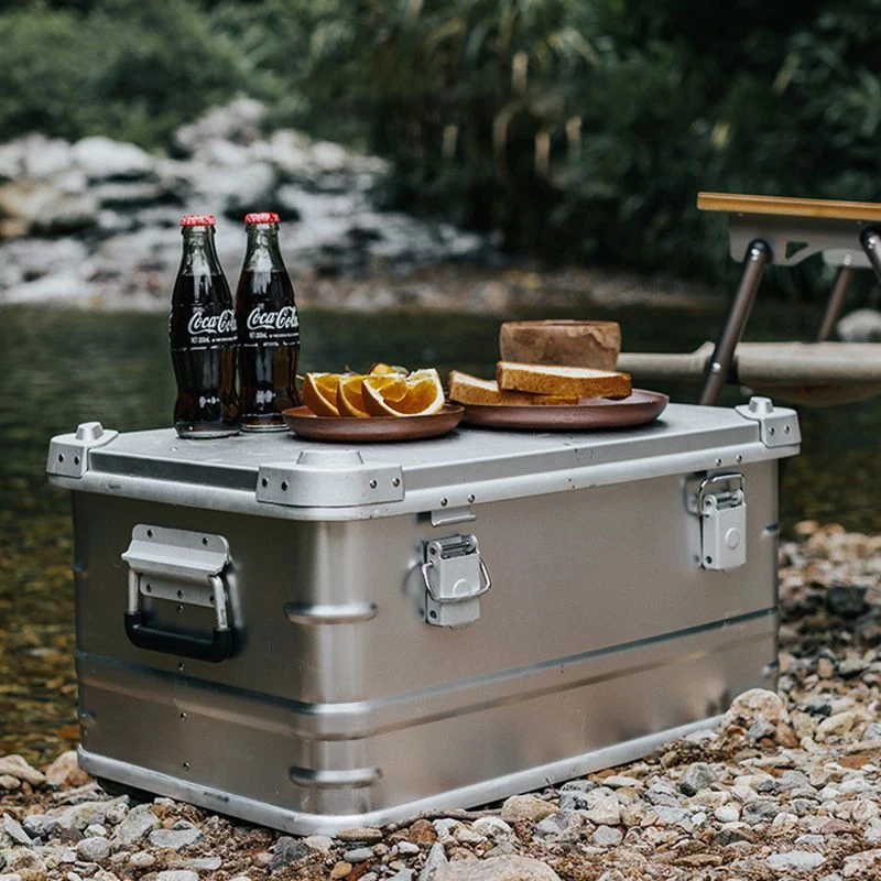 

Outdoor Camping Glamping Multi-Function Storage Cases Large Capacity Aluminum Alloy Storage Box