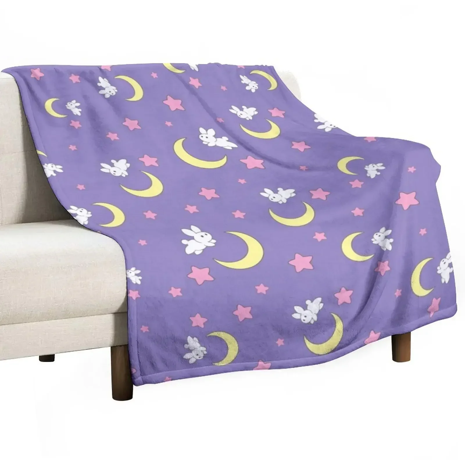 

Rabbit of the Moon Throw Blanket Camping Comforter For Sofa Thin Blankets