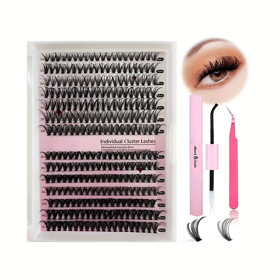 Voluminous Lash Extension Kit for Dramatic Length