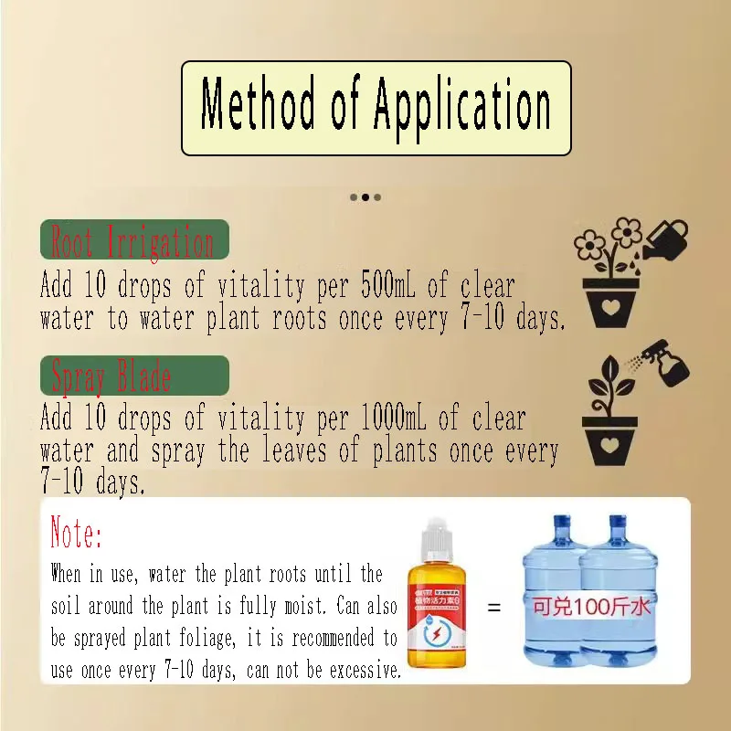 Plant Vigor Root Promoting Flower Plant Potted Growth Horticultural Vigor Nutrient Solution Universal plant fertilizer