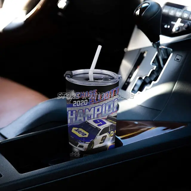 Chase-Elliott-2020-- Cup-Sorozat-Travel Coffee Bögre 20 Oz Autó Csésze Kávé Ivó Ajándék Barátok Számára - Image 5