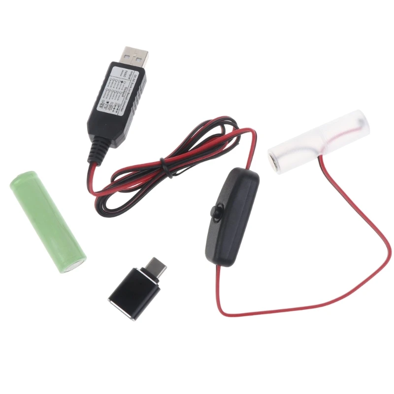 Adaptateur USB 5V Vers 3V – Éliminateur De Piles AA/AAA – Câble Pour Jouets Radio, Télécommandes – Everdigi (2 Pièces)