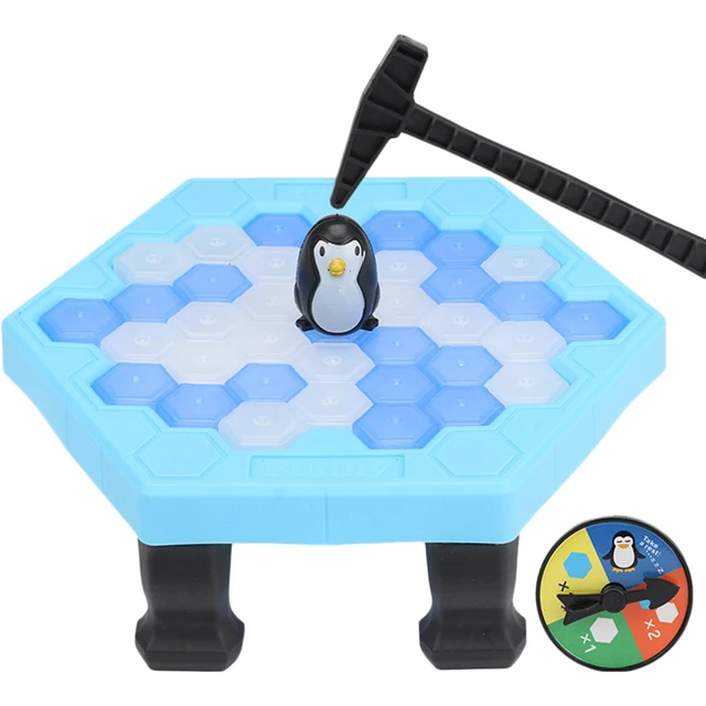 Save The Penguin Ice Breaking Great Family Funny Desktop Game Kid Toy Gifts Who Make The Penguin Fall Off Lose This Game 1