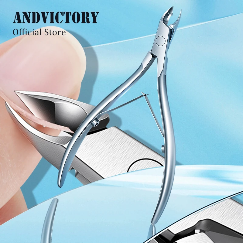 

1Pcs Professional Cuticle Nippers Trimmer Nail Cuticle Cutter Stainless Steel Cuticle Clippers Manicure Tools