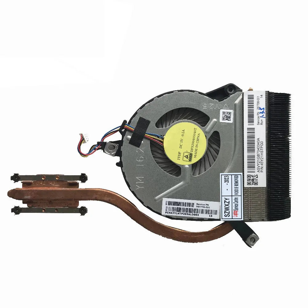HP 14-P 15-P 17-P 15-K 14-V 라디에이터 방열판 팬용 LSC 기존 노트북 쿨러 767776 -001 767706 -001 773451 -001 100% 테스트됨