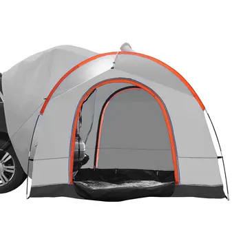 VEVOR SUV Camping Tent 8'-8' SUV Tent Attachment for Camping with Rain Layer and Carry Bag PU2000mm Double Layer Truck Tent 1