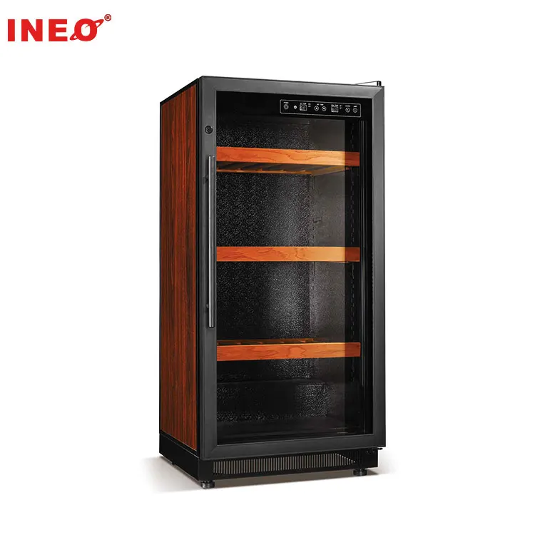90-bottles Professional Commercial Electric Refrigerator Single-zone Build-in Compressor Wine Coolers Buckets, Coolers & Holders