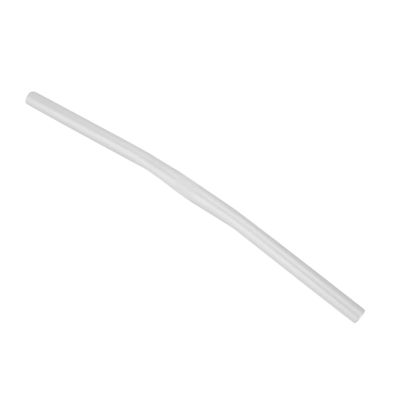 2X Alloy Fixed Gear Bicycle Cycling Straight Fixie Bike Straight Bar Handlebar Color:Silver