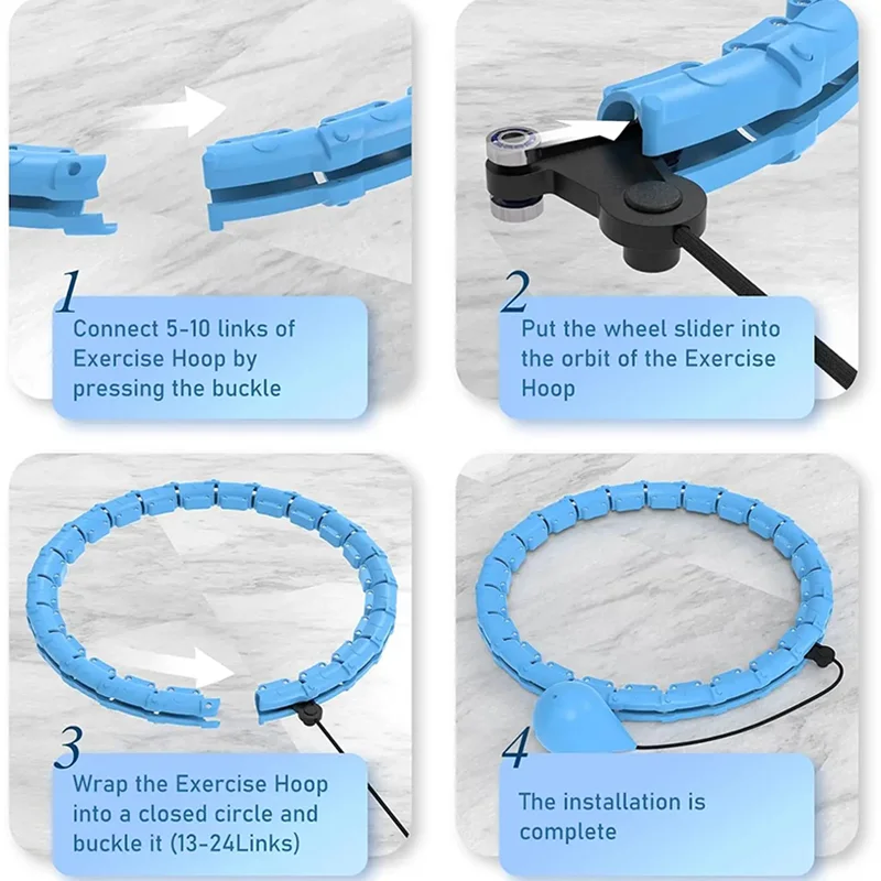 Weighted Hula Fitness Hoop for Adults Weight Loss fitness hoop
